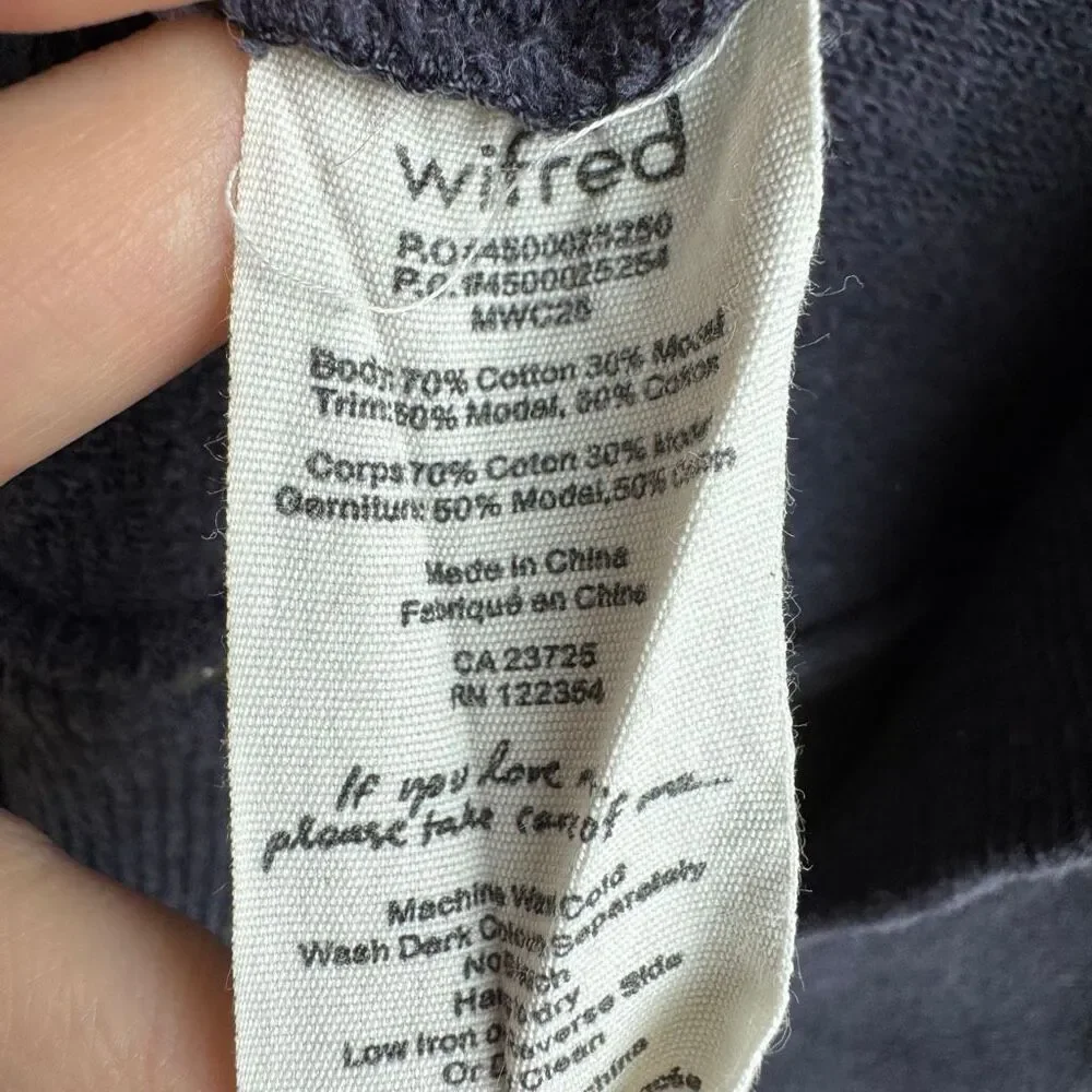 ✨$5/$25 Aritzia Wilfred Diderot Cocoon Cardigan Purple Open Front Size XS